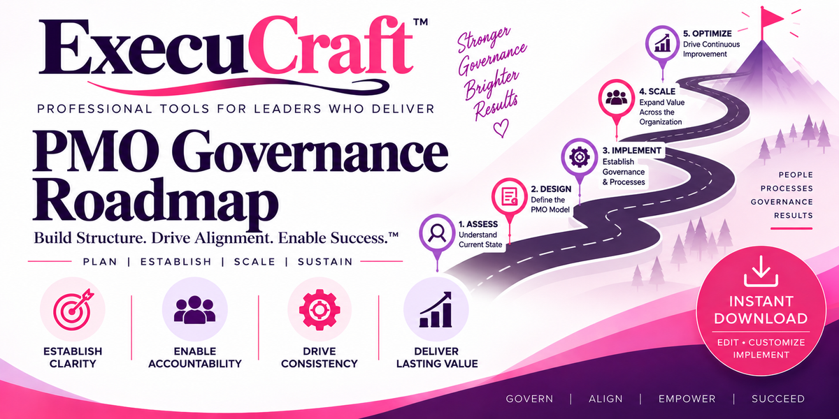 PMO-in-a-box: PMO Governance Framework